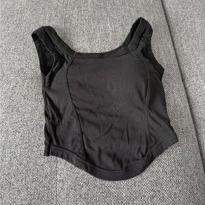Black camisole bra top